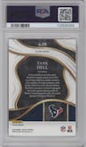 Tank Dell from the 2023 Panini Select set featuring a White Prizm parallel graded by PSA and given an overall grade of 10.