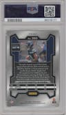 Jaxon Smith-Njigba from the 2023 Panini Prizm set featuring a Silver Prizm parallel graded by PSA and given an overall grade of 9.