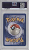 Alakazam from the 1999 Pokemon set graded by PSA and given an overall grade of 6.