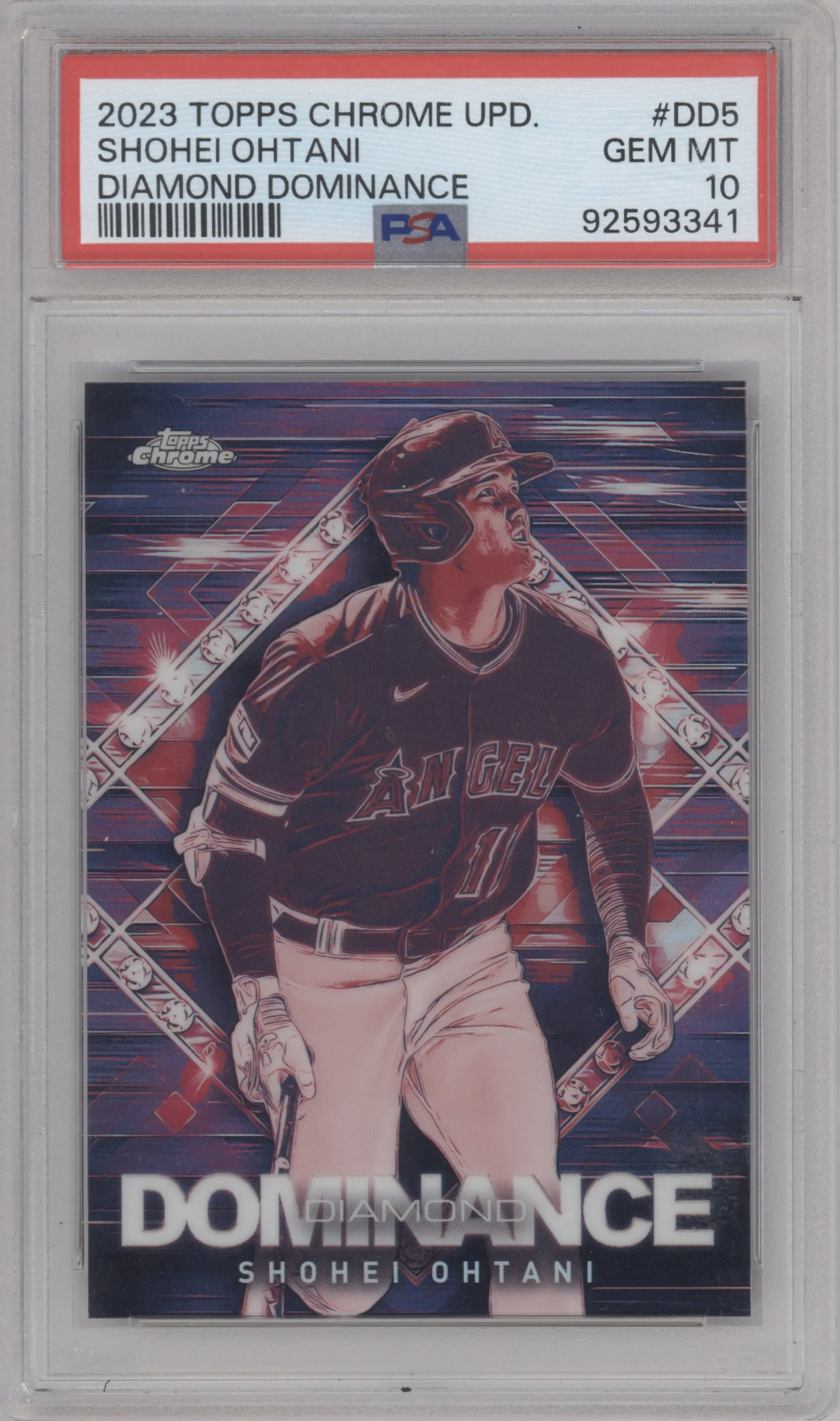 2023 Topps Chrome Update Diamond Dominance Shohei Ohtani #DD-5 PSA 10