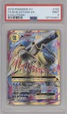 M Blastoise EX from the 2016 Pokemon XY set graded by PSA and given an overall grade of 9.