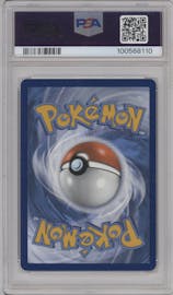 Charizard ex from the 2024 Pokemon SV set graded by PSA and given an overall grade of 10.