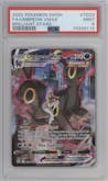 Umbreon VMAX from the 2022 Pokemon SWSH set graded by PSA and given an overall grade of 9.