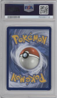 Umbreon VMAX from the 2022 Pokemon SWSH set graded by PSA and given an overall grade of 9.