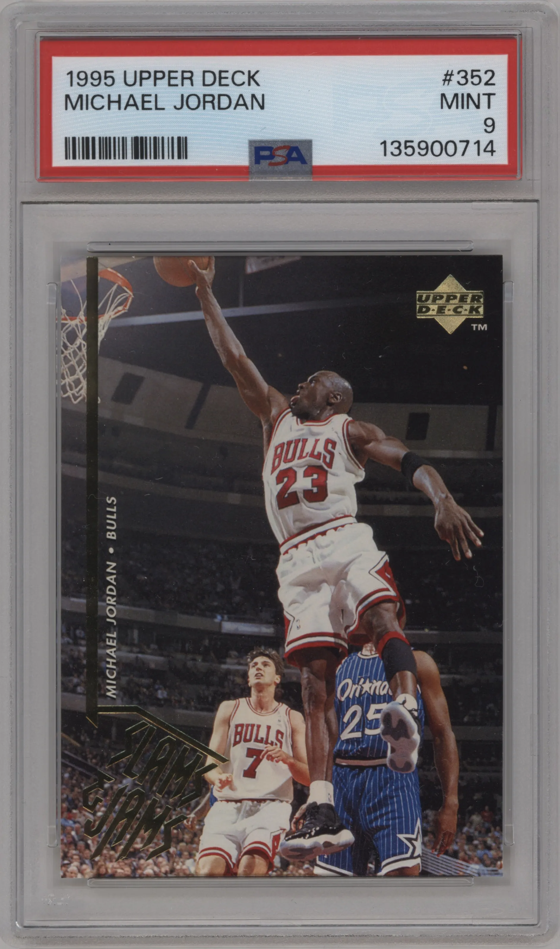 1995 Upper Deck Michael Jordan #352 PSA 9