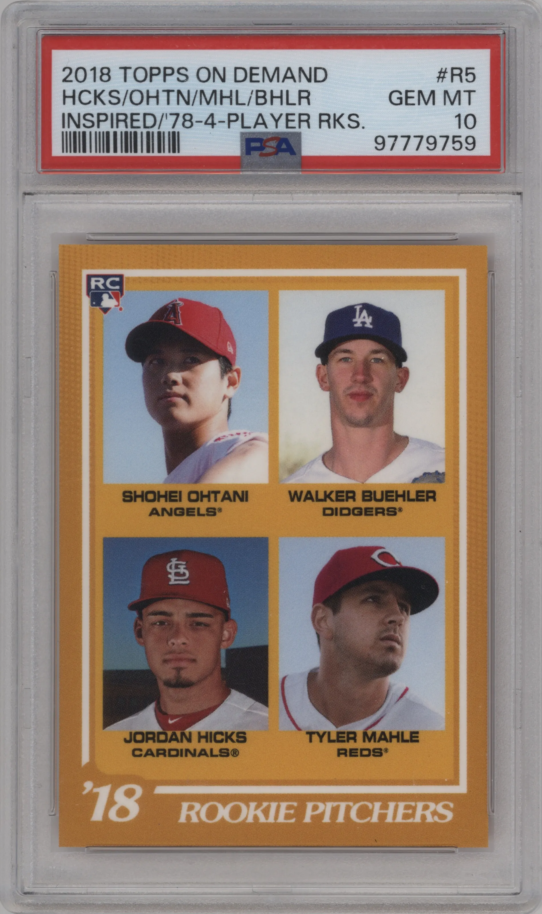 Shohei Ohtani/Walker Buehler/Jordan Hicks/Tyler Mahle