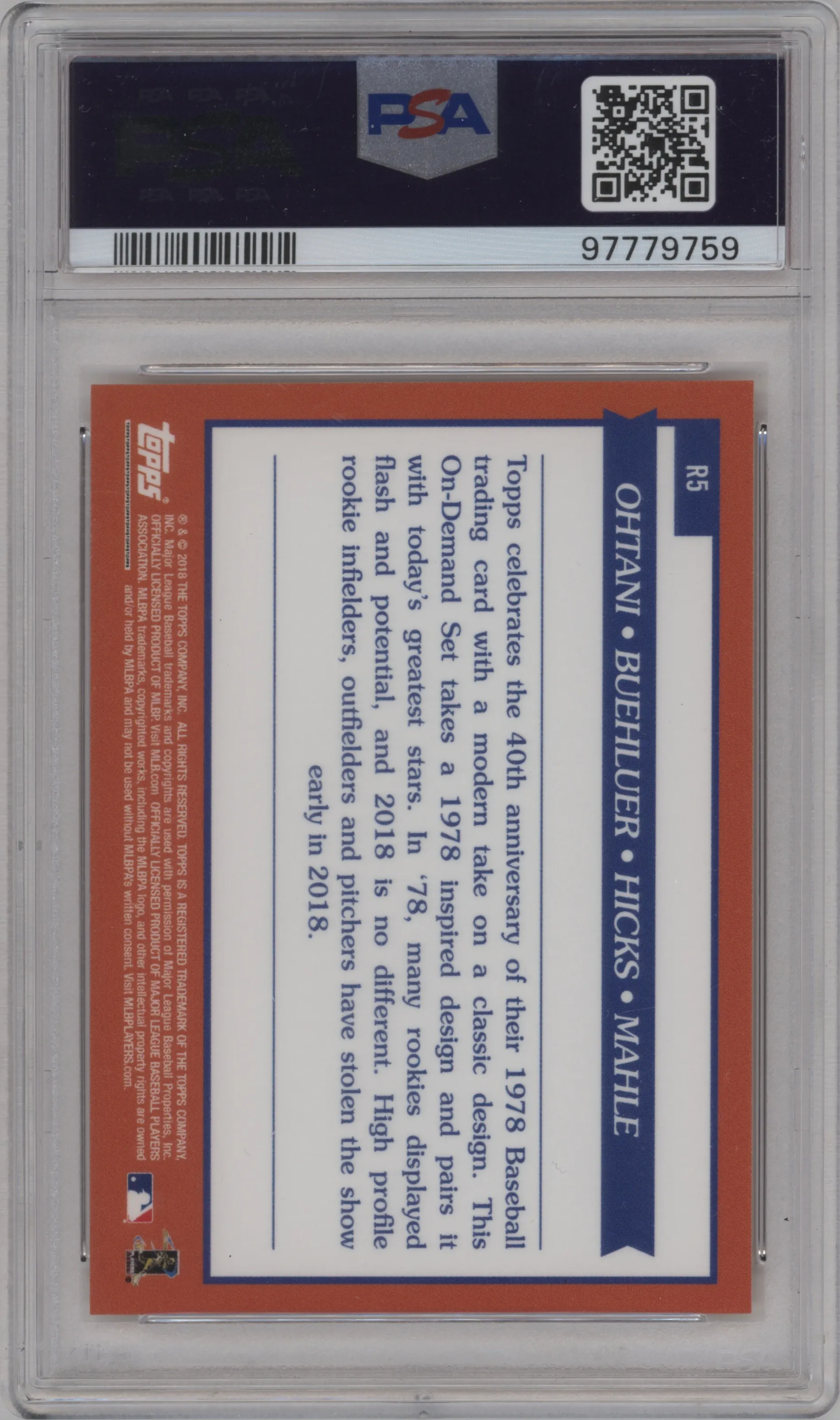 Shohei Ohtani/Walker Buehler/Jordan Hicks/Tyler Mahle