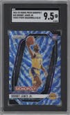 Bronny James Jr. from the 2024-25 Panini Prizm Monopoly set featuring a Tiger Stripe Boardwalk Blue Prizm parallel graded by SGC and given an overall grade of 9.5.