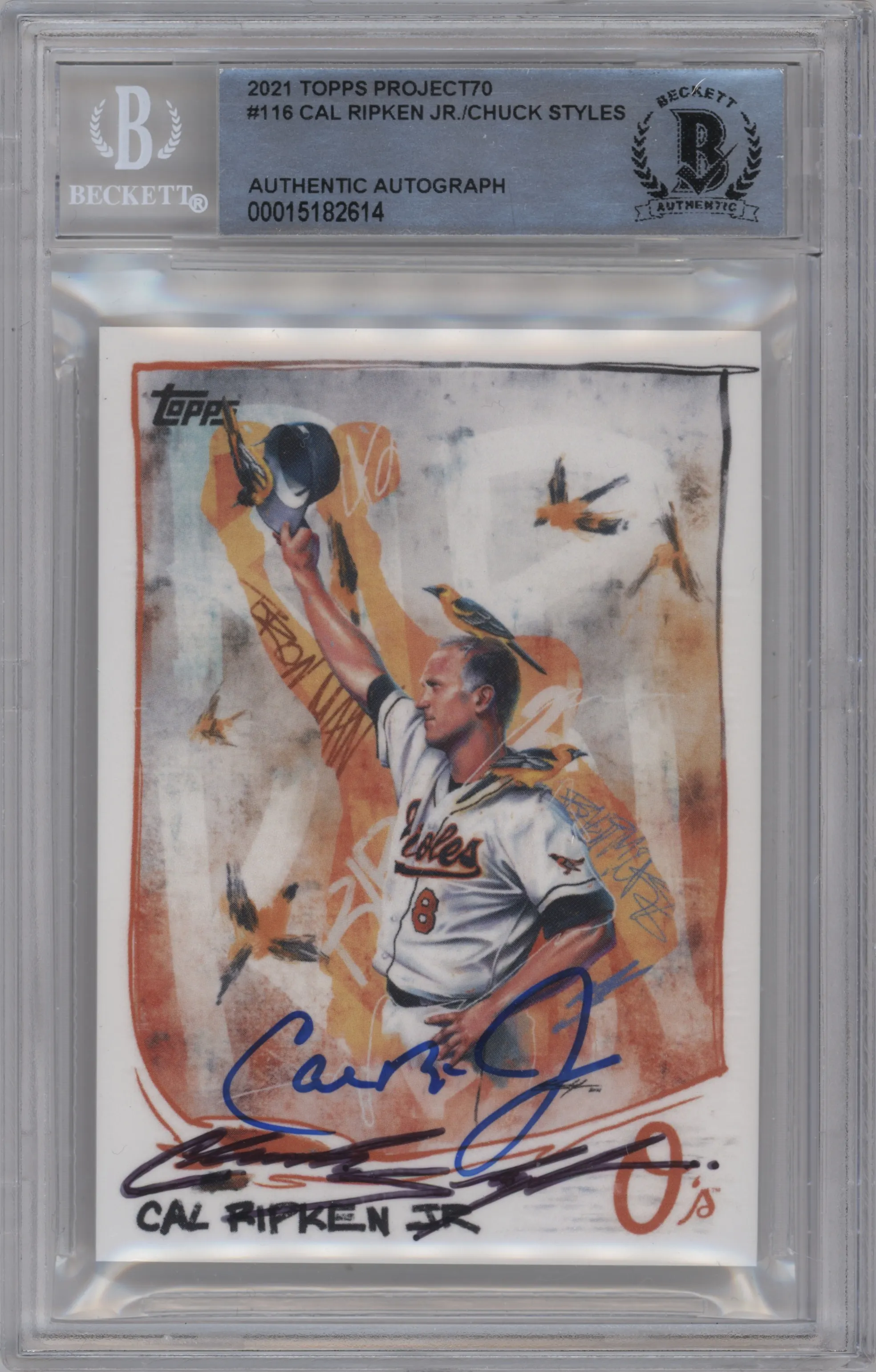 2021 Topps Project70 Cal Ripken Jr. BGS AUTHENTIC #116 BGS