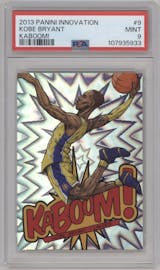 Kobe Bryant from the 2013-14 Panini Innovation set graded by PSA and given an overall grade of 9.