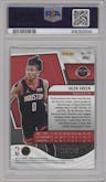 Jalen Green from the 2021-22 Panini Revolution  set featuring a Impact parallel graded by PSA and given an overall grade of 10.