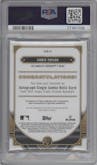 Chris Taylor from the 2022 Topps Triple Threads set featuring a Emerald parallel graded by PSA and given an overall grade of 10.