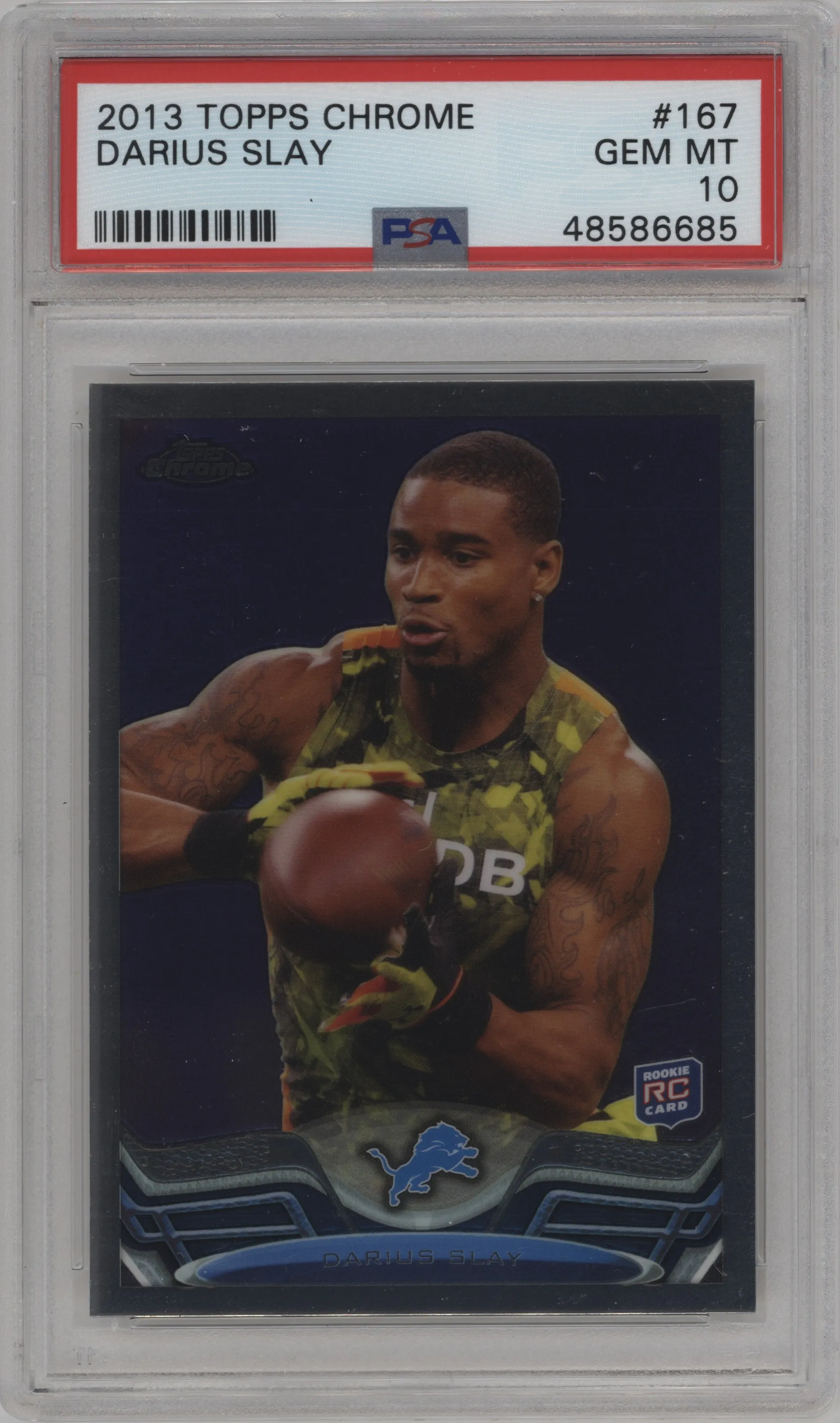 2013 Topps Chrome Darius Slay PSA 10