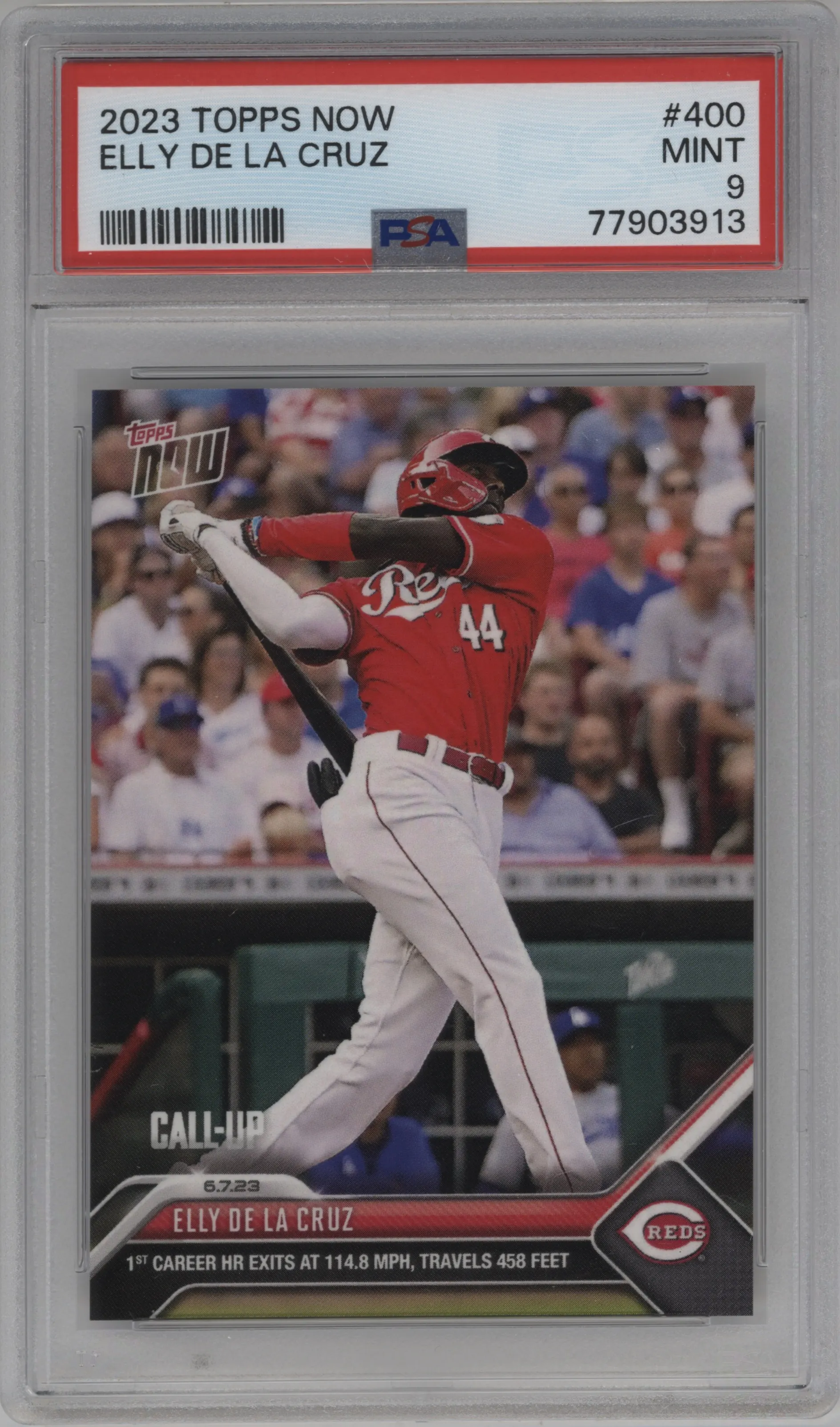 2023 Topps Now Elly De La Cruz PSA 9