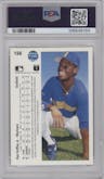 Ken Griffey Jr. from the 1990 Upper Deck set graded by PSA and given an overall grade of 9.