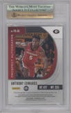 Anthony Edwards from the 2020-21 Panini Prizm Draft Picks set graded by Beckett and given an overall grade of 9.5.