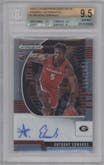 Anthony Edwards from the 2020-21 Panini Prizm Draft Picks set graded by Beckett and given an overall grade of 9.5.