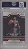 De'Andre Hunter from the 2019-20 Panini Prizm set featuring a Orange Ice parallel graded by PSA and given an overall grade of 10.