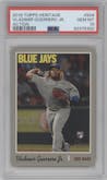 Vladimir Guerrero Jr. from the 2019 Topps Heritage HN set graded by PSA and given an overall grade of 10.