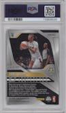 Angel Reese  from the 2024 Panini Prizm WNBA set featuring a Pulsar parallel graded by PSA and given an overall grade of 9.
