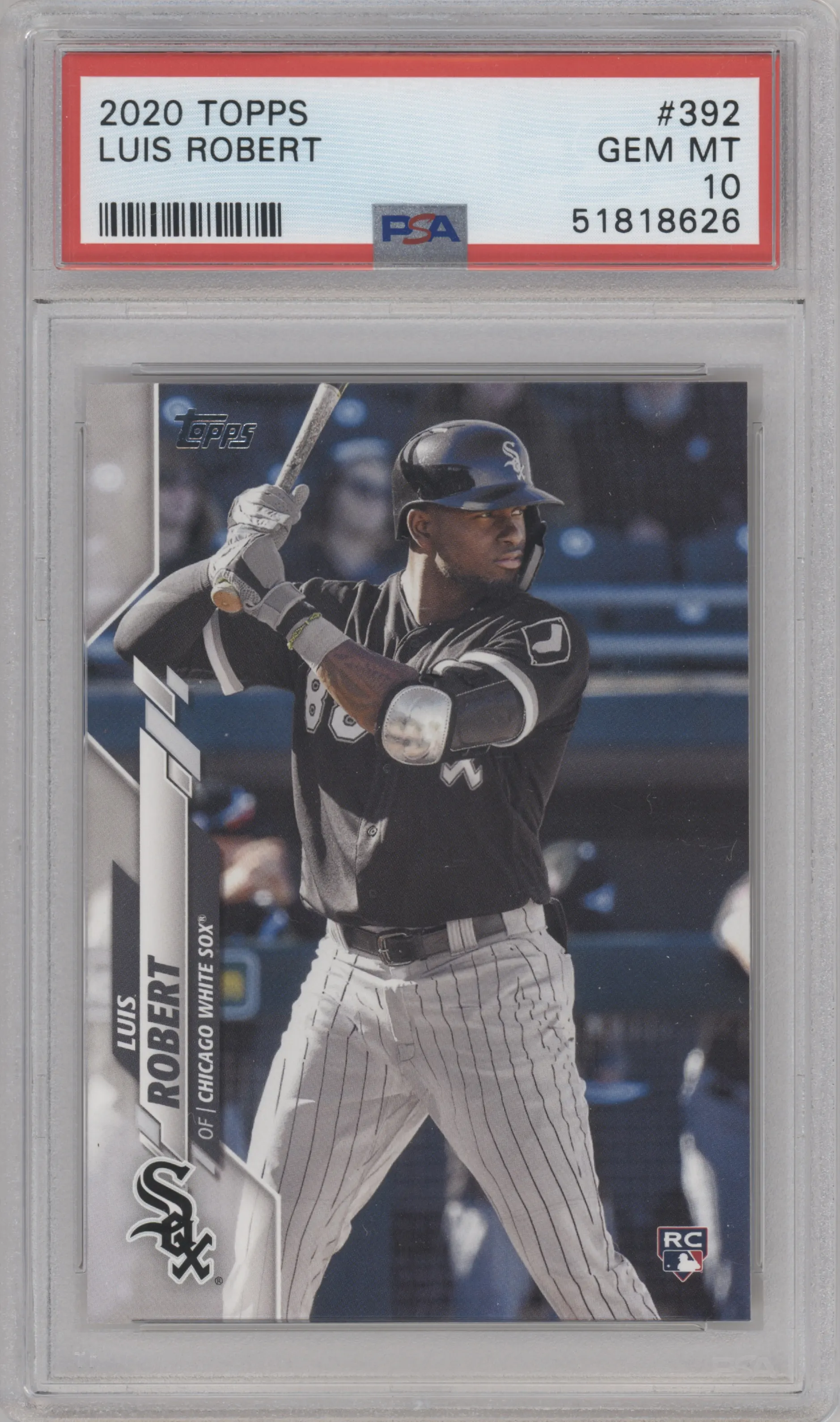 2020 Topps Series 2 Luis Robert PSA 10