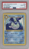 Dewgong from the 1999 Pokemon set graded by PSA and given an overall grade of 10.