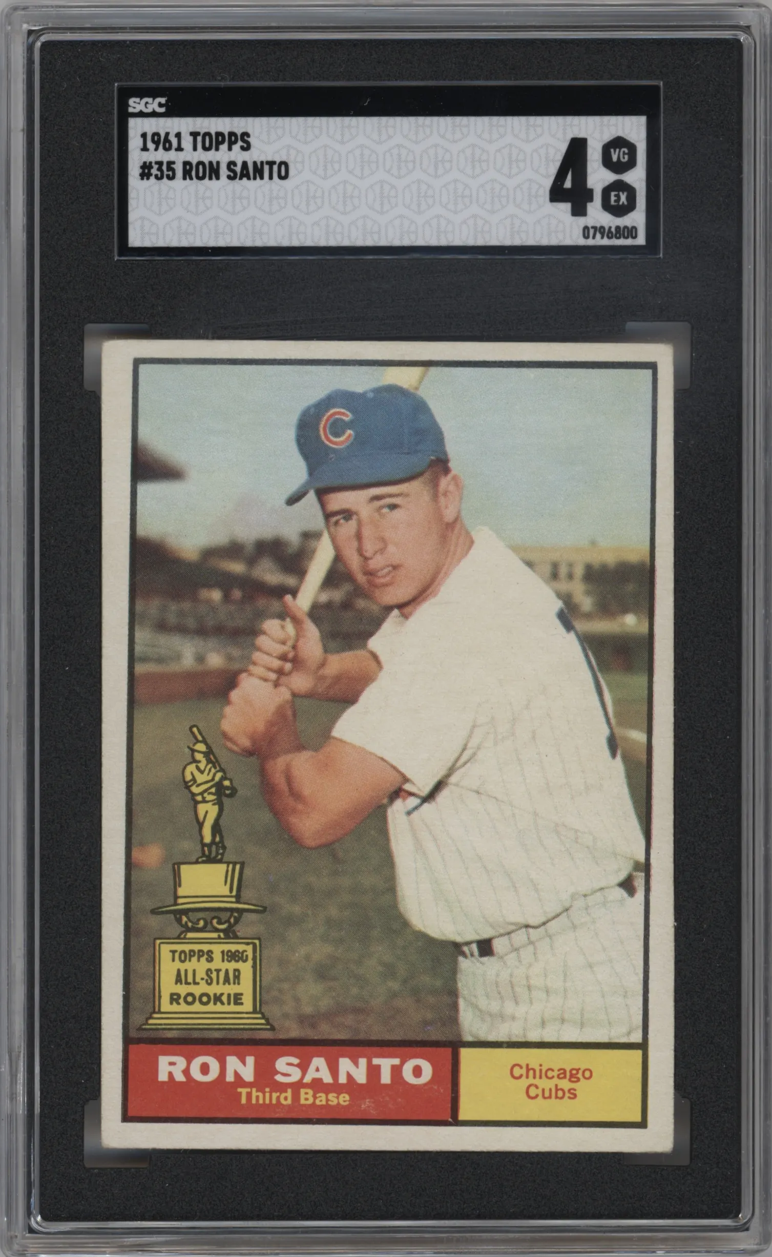1961 Topps Ron Santo #35 SGC 4
