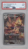 Fletchinder from the 2023 Pokemon SV set graded by PSA and given an overall grade of 9.