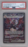 Charizard ex from the 2024 Pokemon SV set graded by PSA and given an overall grade of 10.