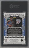 Shai Gilgeous-Alexander from the 2022-23 Panini Obsidian set featuring a Electric Etch Blue parallel graded by SGC and given an overall grade of 9.
