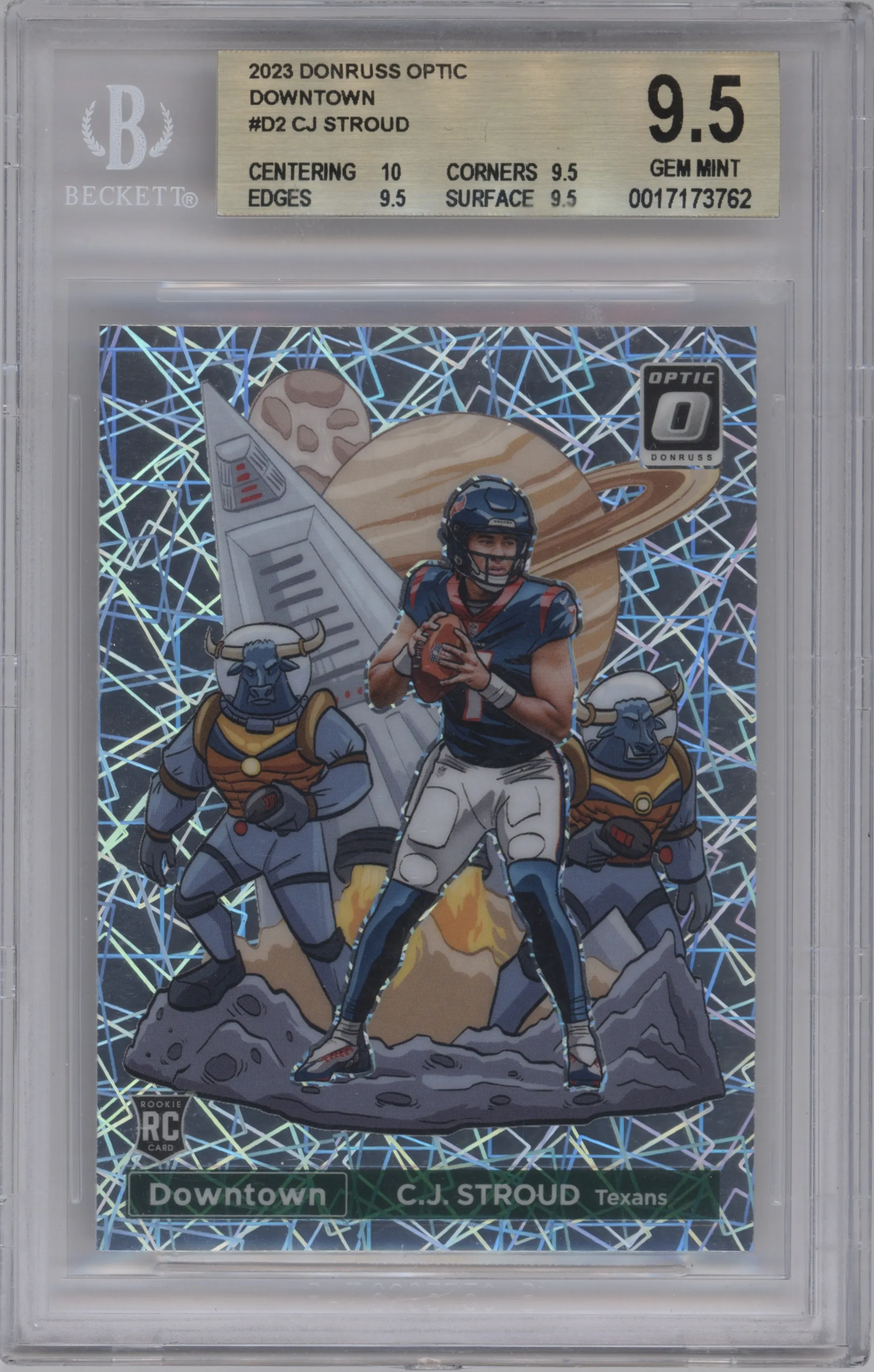 2023 Donruss Optic Downtown C.J. Stroud BGS 9.5