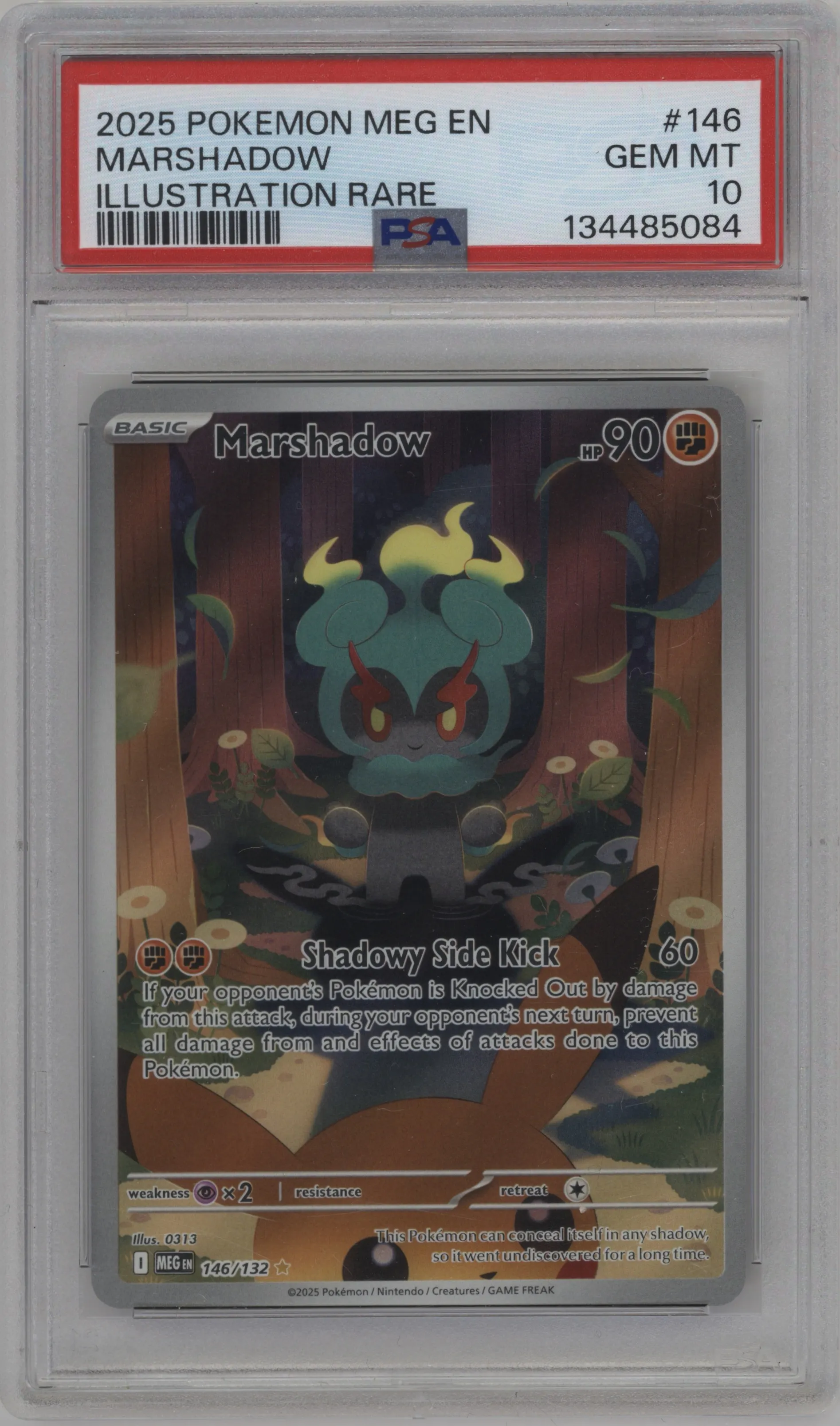 2025 Pokemon Mega Evolution Marshadow PSA 10