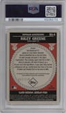 Riley Greene from the 2023 Bowman Chrome set graded by PSA and given an overall grade of 9.