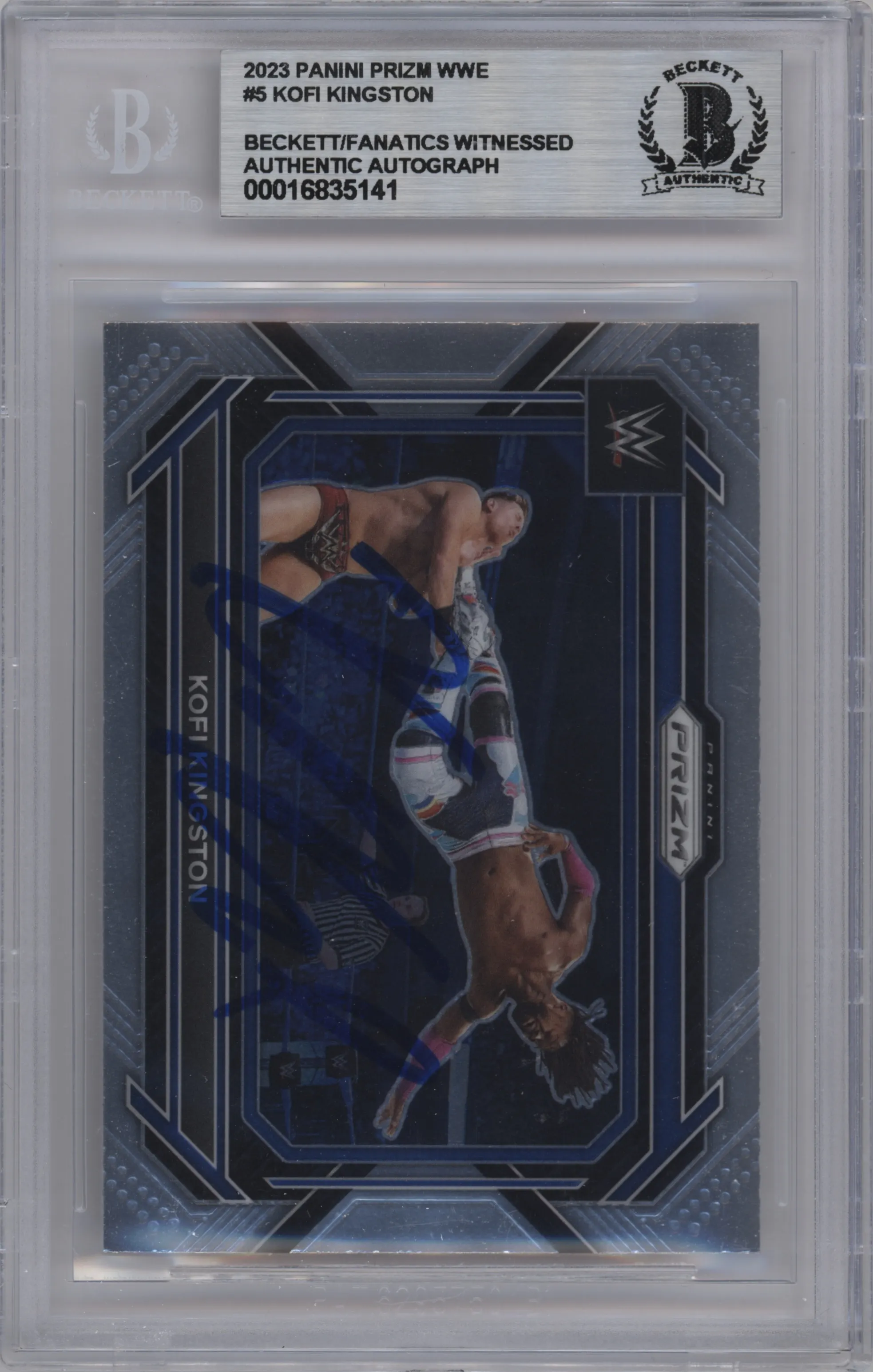 2023 Panini Prizm WWE Kofi Kingston BGS AUTHENTIC BGS