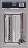 Matt McLain from the 2022 Bowman Chrome Mega Box set graded by PSA and given an overall grade of 10.