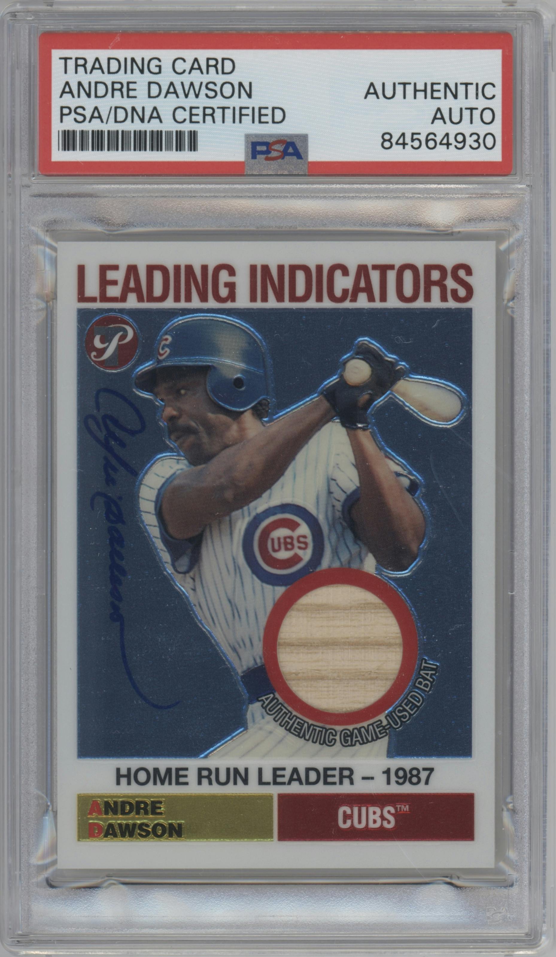 Andre Dawson from the 2005 Topps Pristine Legends set graded by PSA.