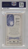 Aaron Judge from the 2017 Topps Gypsy Queen set graded by PSA and given an overall grade of 10.