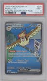 Pidgeot EX from the 2023 Pokemon SV set graded by PSA and given an overall grade of 9.