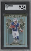 Keon Coleman from the 2024 Panini Mosaic set graded by SGC and given an overall grade of 9.5.