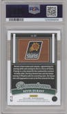 Kevin Durant from the 2023-24 Panini One and One set graded by PSA and given an overall grade of 10.