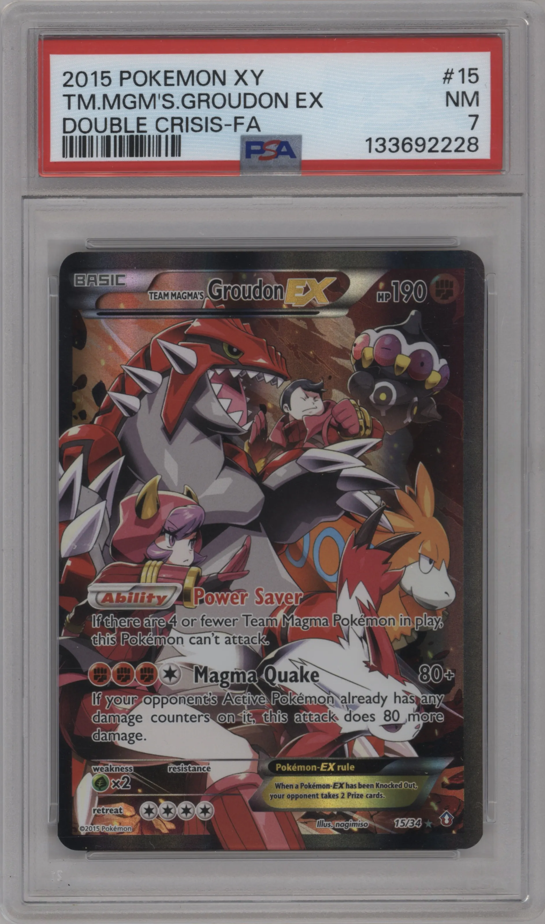 Team Magma's Groudon EX