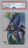 Drake Maye from the 2024 Topps Chrome set graded by PSA and given an overall grade of 10.