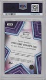 Brandon Miller from the 2023-24 Topps Chrome set graded by PSA and given an overall grade of 9.