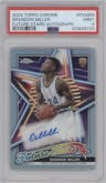 Brandon Miller from the 2023-24 Topps Chrome set graded by PSA and given an overall grade of 9.