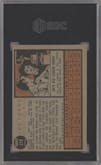 Joe Torre from the 1962 Topps set graded by SGC and given an overall grade of 5.