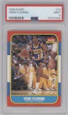 Vern Fleming from the 1986-87 Fleer set graded by PSA and given an overall grade of 9.