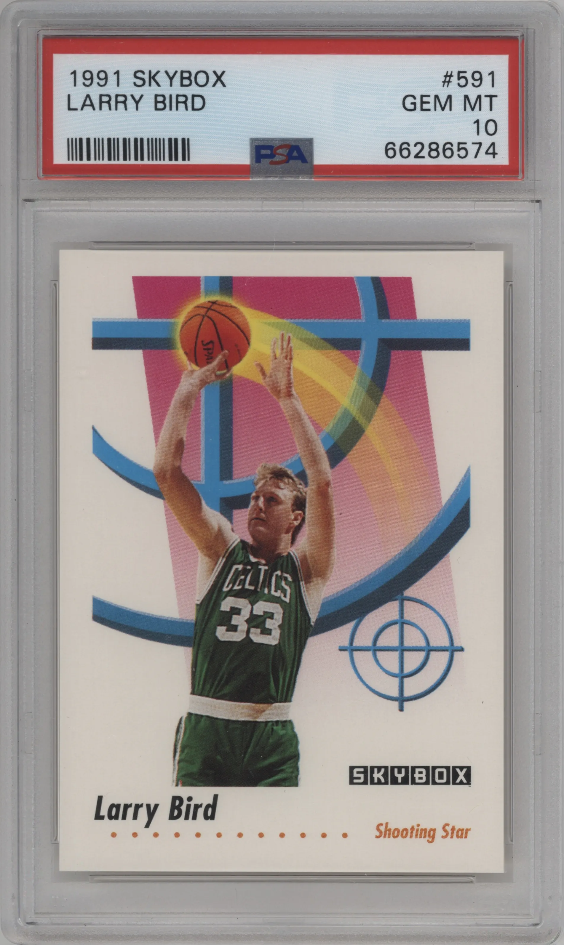 1991 Skybox Larry Bird #591 PSA 10