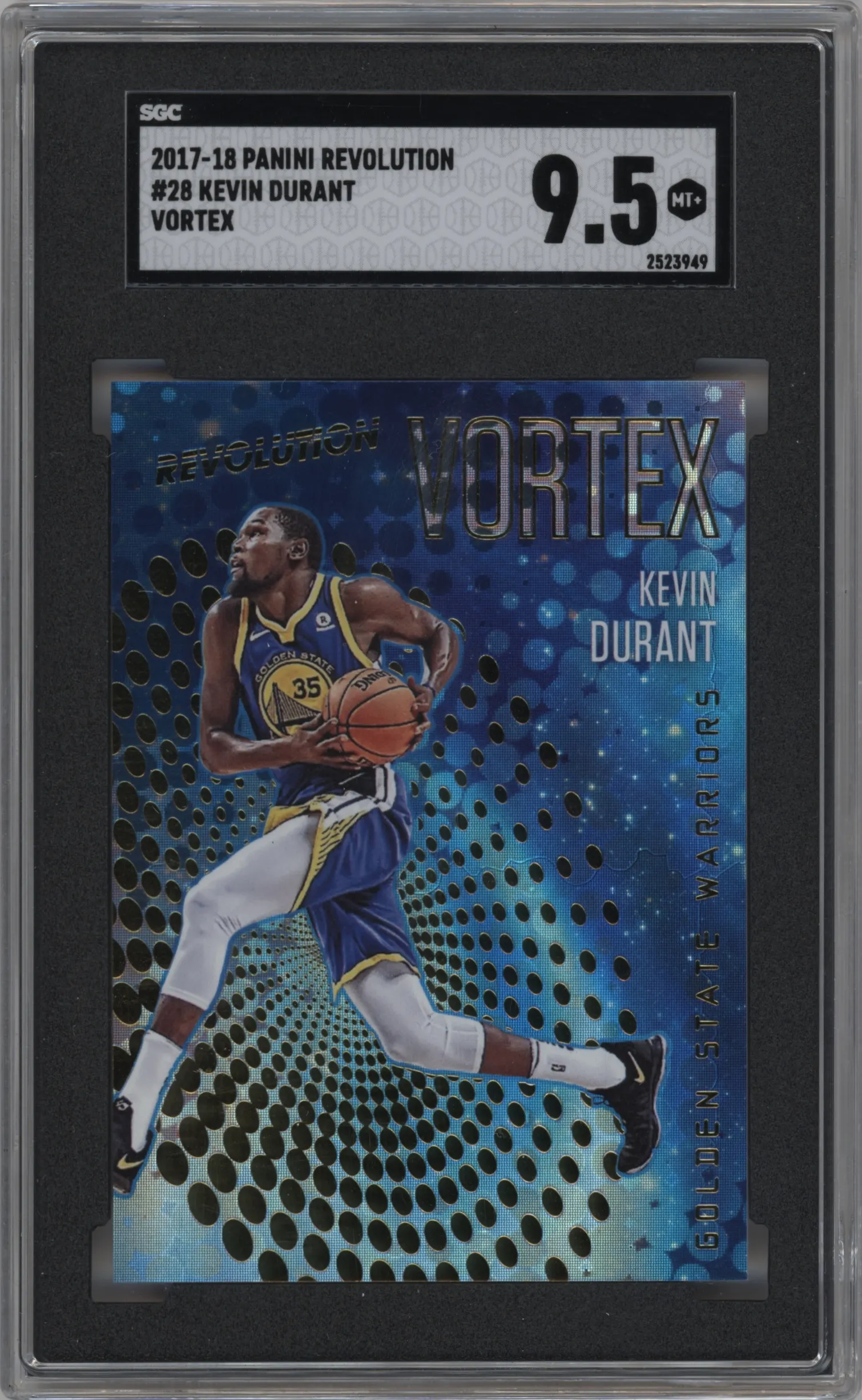 2017 Panini Revolution Vortex Kevin Durant SGC 9.5