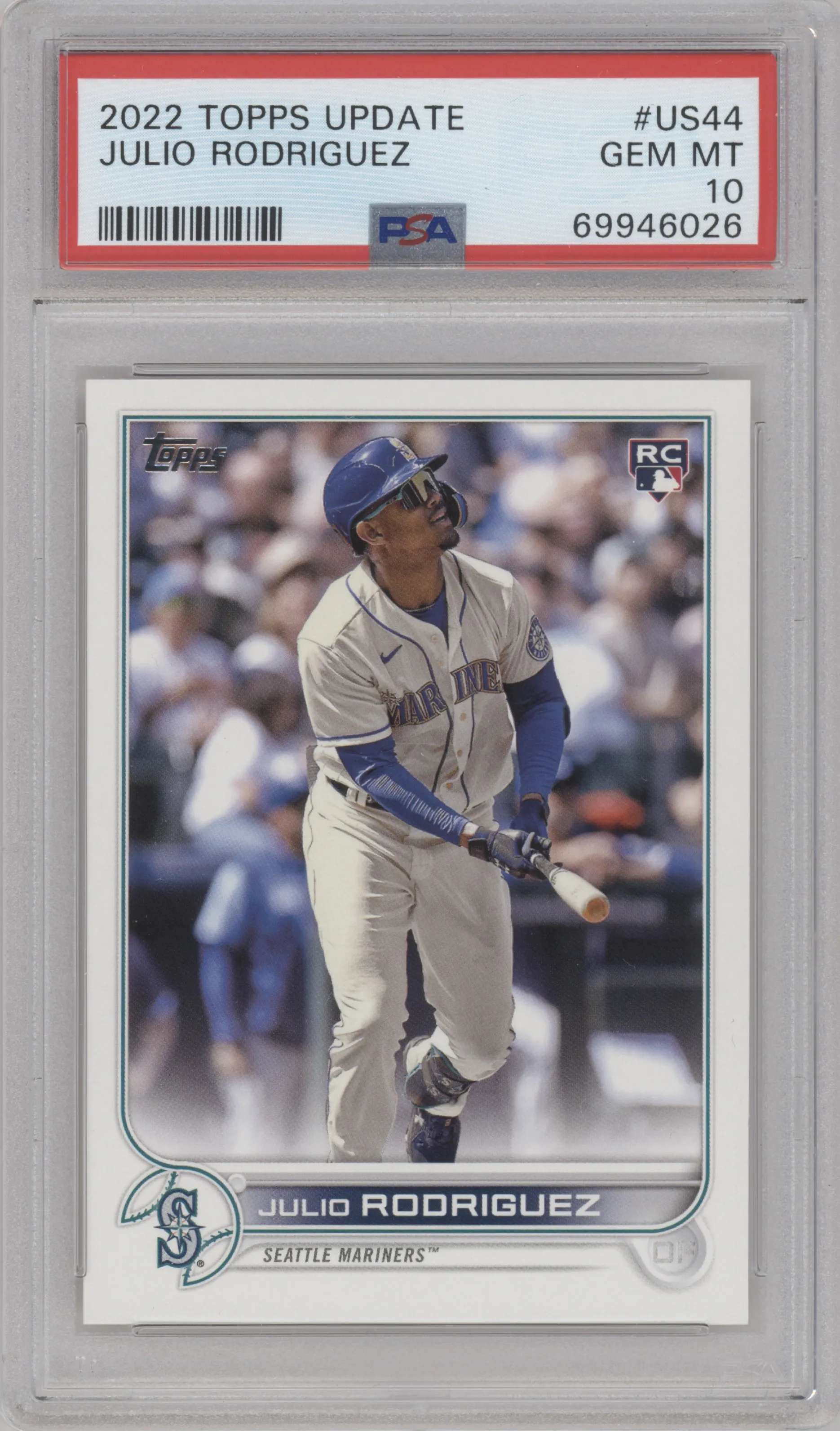 2022 Topps Update Julio Rodriguez PSA 10