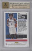 Tyrese Maxey from the 2020-21 Panini Contenders set featuring a Blue Shimmer parallel graded by Beckett and given an overall grade of 9.5.